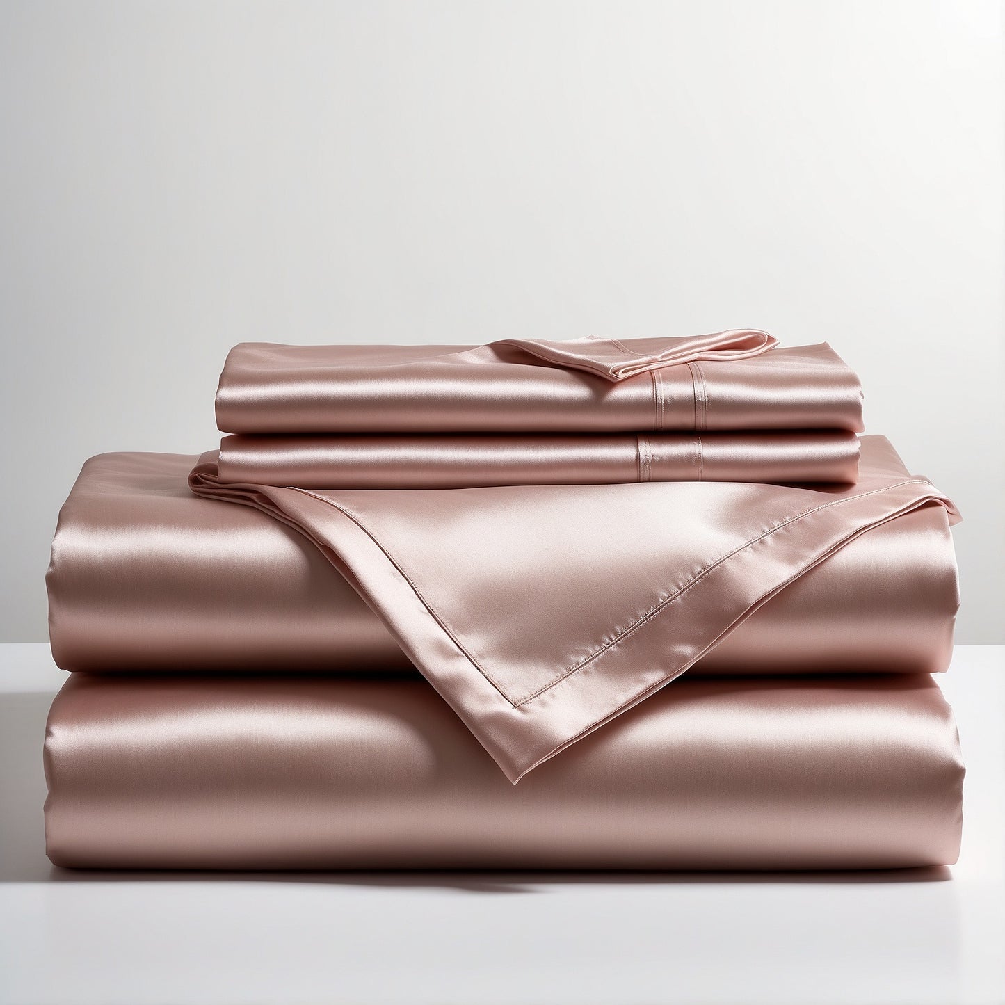 SET DI 4 PEZZI PER LETTO DI LUSSO IN SETA EGIZIANA