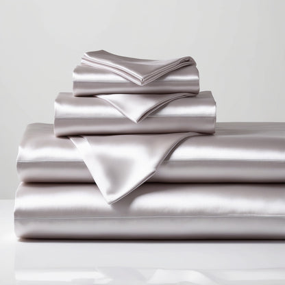 SET DI 4 PEZZI PER LETTO DI LUSSO IN SETA EGIZIANA